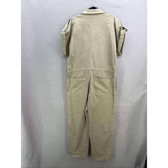 Pistola Jordan Short Sleeve Military Zip Front Jumpsuit Pistachio Size XL - Picture 4 of 13